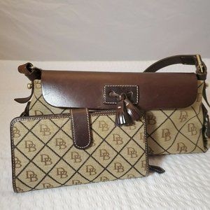 Dooney and Bourke Vintage Shoulder Bag and Wallet